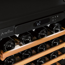 Load image into Gallery viewer, Artevino Cosy - 39 Bottle Dual Zone Built In or Freestanding Wine Ageing Cabinet COSYPMT - Black - 594mm Wide - chilledsolution
