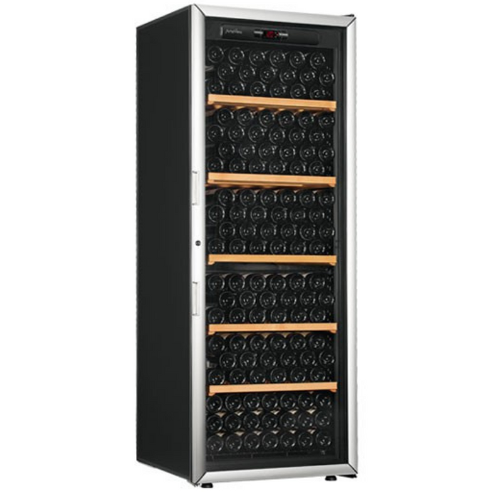 Artevino Oxygen - 225 bottles - Dual Zone Wine Aging Cabinet - Freestanding Wine Cooler - Glass door - OXGMT225NVSD - 680mm Wide - chilledsolution