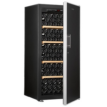 Load image into Gallery viewer, Artevino Oxygen - Freestanding Wine Aging Cabinet - 177 bottles - Dual Zone Wine Cabinet  - Solid Door - Black - OXMMT177NPD - 680mm Wide - chilledsolution
