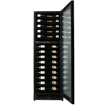 Load image into Gallery viewer, Pevino BIPBI58D-HHB-1 - 54 bottles - Freestanding or built In Wine Cabinet - Dual zone  - Black  - 595mm Wide - chilledsolution
