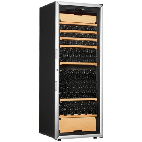 Artevino Oxygen - 199 bottles - Freestanding Wine Aging Cabinet - 3 Temperature zones - Glass door - OXG3T199NVSD - 680mm Wide - chilledsolution
