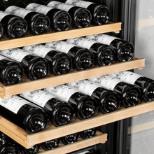 Load image into Gallery viewer, Artevino Oxygen - 151 bottles - Freestanding Wine Cooler - 3 Temperature zones - Glass door- 680mm Wide -  OXM3T151NVSD - chilledsolution
