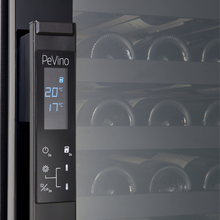 Load image into Gallery viewer, Pevino Giant 300 - Dual Zone Wine Cooler - Freestanding Wine Fridge - 254 Bottles - 750mm Wide - Black Glass - PG300S-B-1 - chilledsolution
