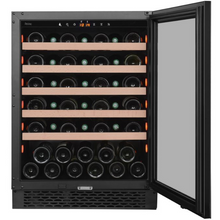 Load image into Gallery viewer, Pevino PNG46S-HHB Wine Fridge - 46 bottle - Single zone - Built In - wine cooler - 595mm - Black glass front - chilledsolution
