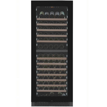 Load image into Gallery viewer, Pevino PNG180D-HHB Wine Fridge - Dual Zone Wine Cooler - 150 Bottles - Black glass front - 595mm Wide - chilledsolution
