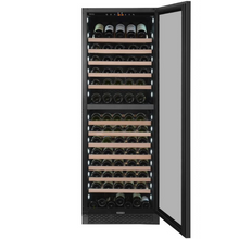 Load image into Gallery viewer, Pevino PNG180D-HHB Wine Fridge - Dual Zone Wine Cooler - 150 Bottles - Black glass front - 595mm Wide - chilledsolution
