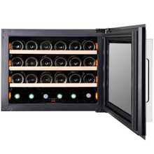 Load image into Gallery viewer, Pevino PI24S-S Wine Fridge - 24 bottles - Single zone Integrated wine cooler - 550mm Wide - Black Stainless Steel - chilledsolution
