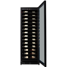 Load image into Gallery viewer, Pevino BPI58S-HHBI - 54 bottles - built in or freestanding wine cooler - single zone wine fridge - Black - 595mm wide - chilledsolution
