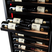 Load image into Gallery viewer, Pevino BPI58S-HHBI - 54 bottles - built in or freestanding wine cooler - single zone wine fridge - Black - 595mm wide - chilledsolution
