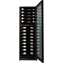 Load image into Gallery viewer, Pevino BI 96 Bottles - Built In / Freestanding Wine Cooler - Dual Zone Wine Cabinet - Black - 595mm Wide - PBI100D-HHB - chilledsolution
