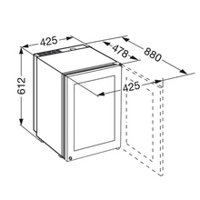 Load image into Gallery viewer, Liebherr ZKes 453 Humidor - Freestanding or Wall Mounted - Cigar Humidor - 425mm Wide - chilledsolution
