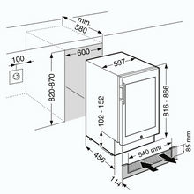 Load image into Gallery viewer, Liebherr UWTes 1672 Vinidor - Integrated - Wine Cabinet - Dual Zone - 34 Bottles - 597mm Wide - chilledsolution
