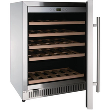 Load image into Gallery viewer, Products Polar G-Series - Undercounter Wine Fridge - Single Zone Wine Cooler - 51 Bottle - 595mm Wide - Stainless Steel - GG762
