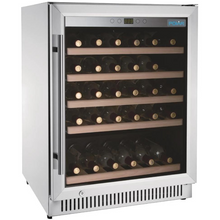 Load image into Gallery viewer, Products Polar G-Series - Undercounter Wine Fridge - Single Zone Wine Cooler - 51 Bottle - 595mm Wide - Stainless Steel - GG762
