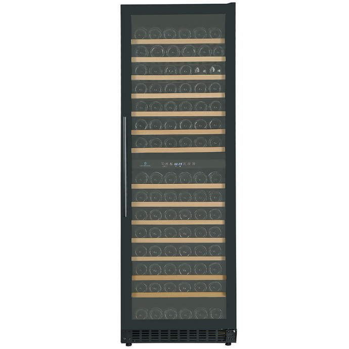 CaveCool Affection Onyx - Freestanding / Built In Wine Cooler - 171 bottles - Dual zone Wine Fridge  - Black - 595mm Wide - CC428DB - chilledsolution