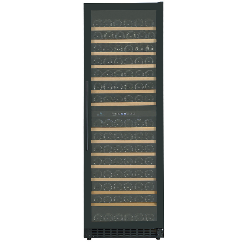 CaveCool Affection Onyx - Freestanding / Built In Wine Cooler - 171 bottles - Dual zone Wine Fridge  - Black - 595mm Wide - CC428DB - chilledsolution