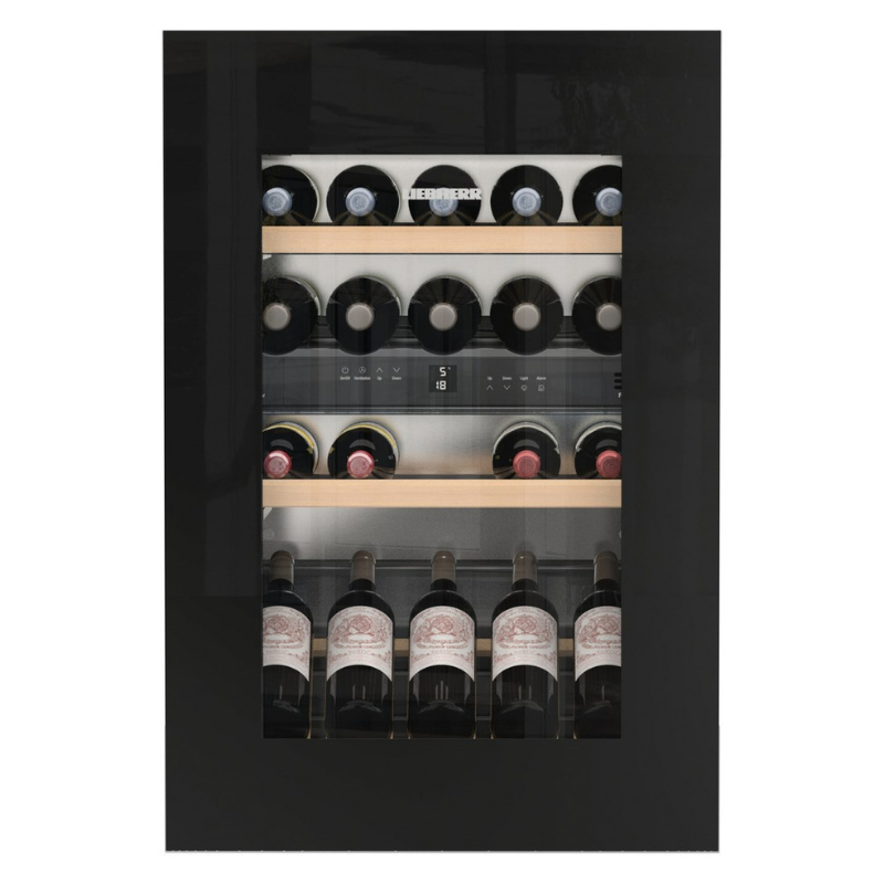 Liebherr EWTgb 1683 Vinidor Black - Integrated - Wine Cabinet - Dual Zone - 33 Bottles - 560mm Wide - chilledsolution