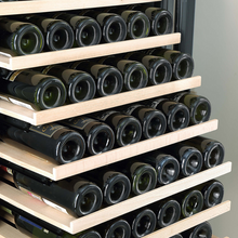 Load image into Gallery viewer, CaveCool Affection Onyx - Single Zone Wine Cooler - Freestanding or Built In Wine Fridge - 171 bottles - Black - 595mm Wide - CC428SB - chilledsolution
