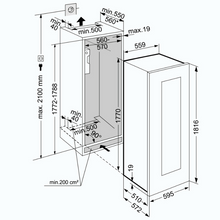 Load image into Gallery viewer, Liebherr EWTgb 3583 Vinidor Back - Integrated - Wine Cabinet - Dual Zone - 83 Bottles - 560mm Wide - chilledsolution
