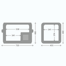 Load image into Gallery viewer, Dometic CFX3 55 - Electric Coolbox - Single Zone - 720mm Wide - 9600025329 - chilledsolution
