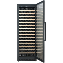 Load image into Gallery viewer, CaveCool Affection Onyx - Single Zone Wine Cooler - Freestanding or Built In Wine Fridge - 171 bottles - Black - 595mm Wide - CC428SB - chilledsolution

