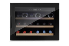 Load image into Gallery viewer, CASO WineSafe 18 EB Black - Integrated Wine Cooler / Wine Fridge - Single Zone - 18 Bottles - 560mm Wide - 627 - chilledsolution
