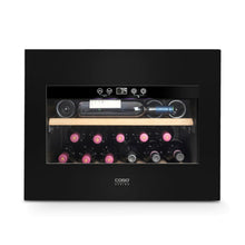 Load image into Gallery viewer, CASO WineDeluxe E 18 - Integrated Wine Cooler / Wine Fridge - Single Zone - Black - 595mm Wide - 7710 - chilledsolution
