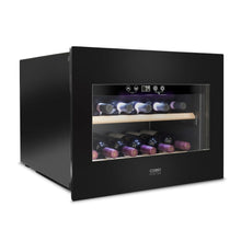 Load image into Gallery viewer, CASO WineDeluxe E 18 - Integrated Wine Cooler / Wine Fridge - Single Zone - Black - 595mm Wide - 7710 - chilledsolution
