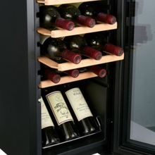 Load image into Gallery viewer, Cavin Northern Collection 27 - Freestanding Wine Cooler - Dual Zone - 27 Bottles - Black - 	345mm Wide - NC-27B
