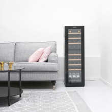 Load image into Gallery viewer, Cavin Northern Collection 27 - Freestanding Wine Cooler - Dual Zone - 27 Bottles - Black - 	345mm Wide - NC-27B
