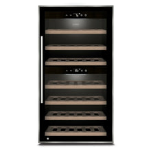 Load image into Gallery viewer, CASO WineComfort 66 Black - Freestanding Wine Cooler / Wine Fridge - Dual Zone - 66 Bottles - 595mm Wide - 659 - chilledsolution
